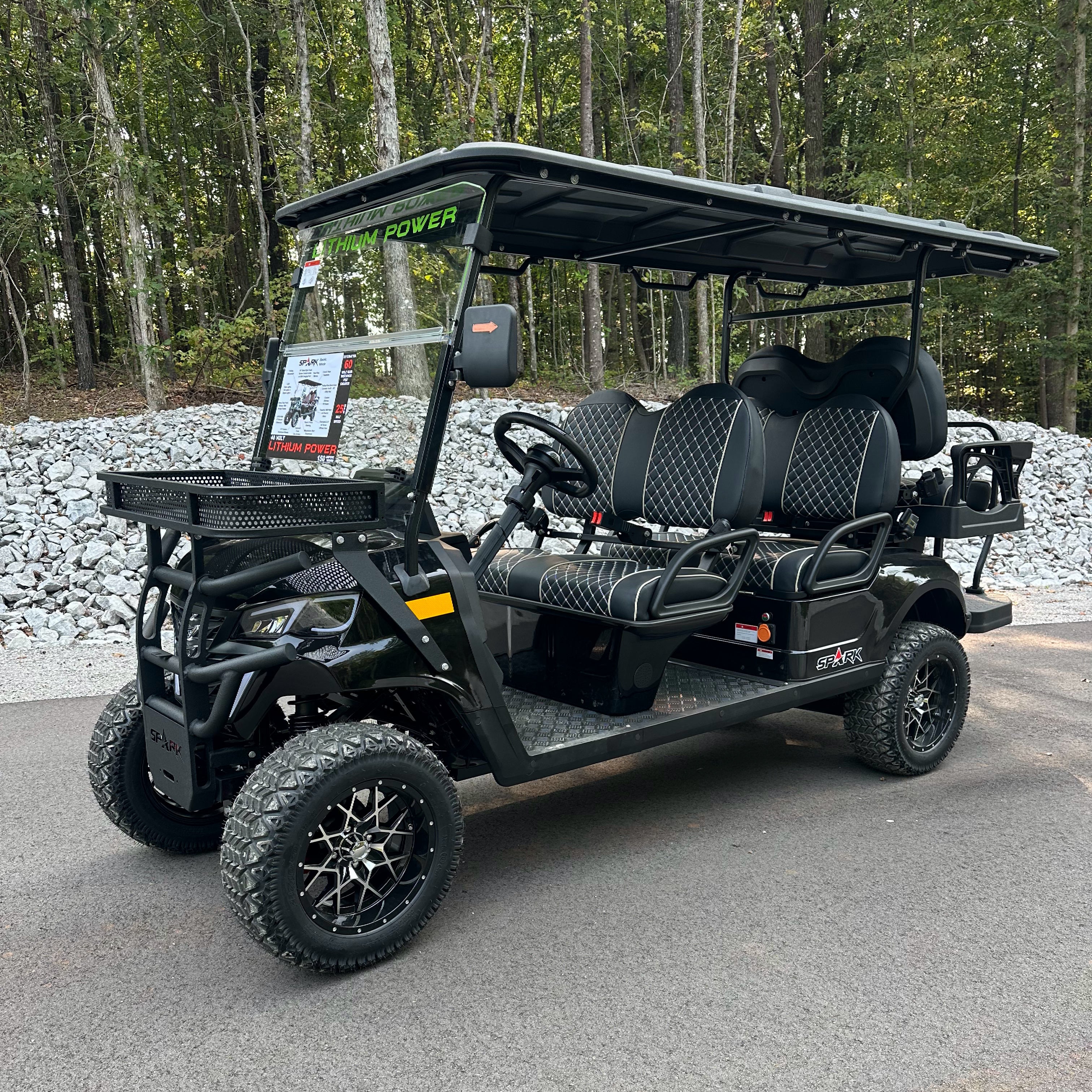 SPARK6-BLK – SparkGolfCarts