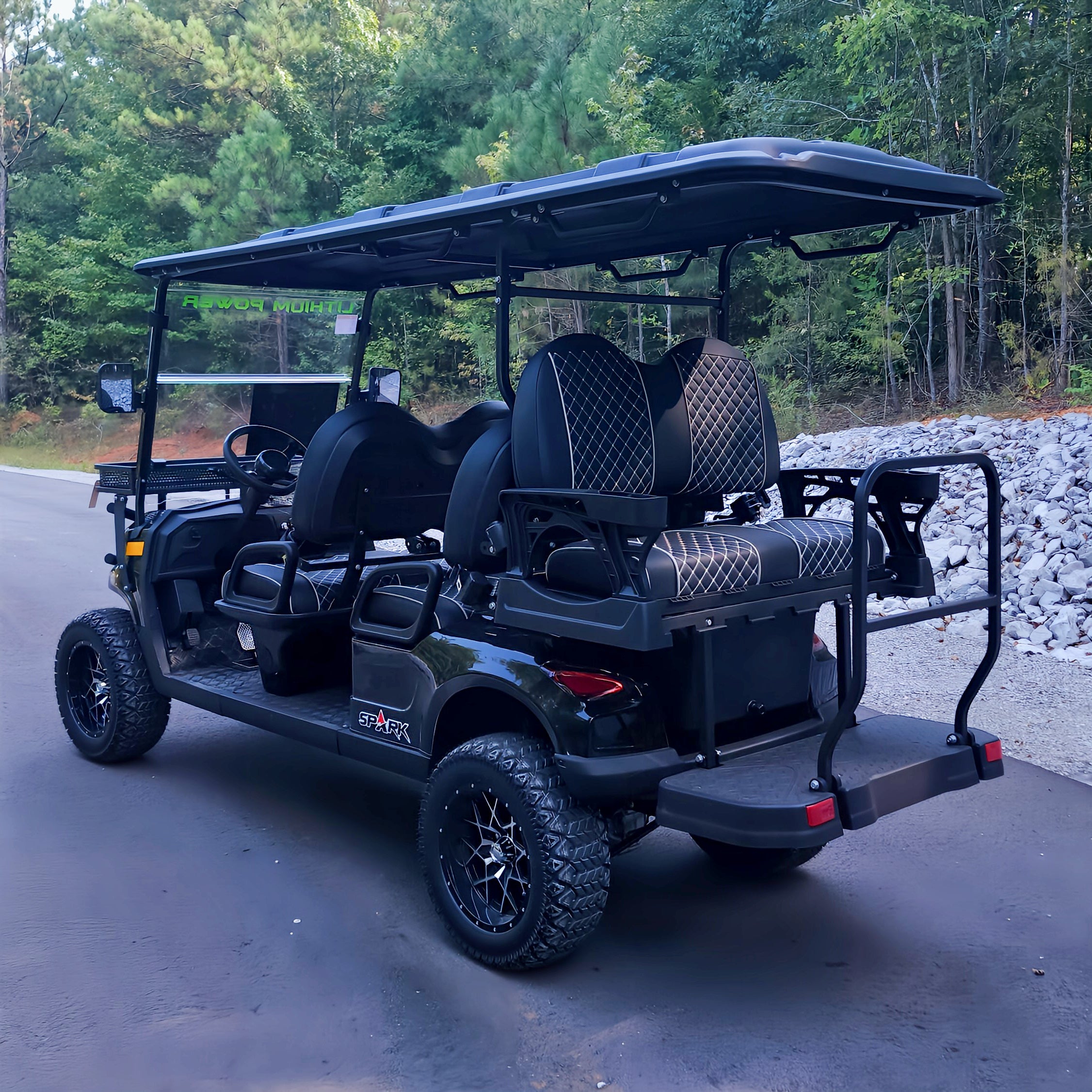 SPARK6-BLK – SparkGolfCarts